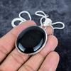 Black Onyx Gemstone Handmade 925 Sterling Silver Jewelry Pendant 2.13" M-2922