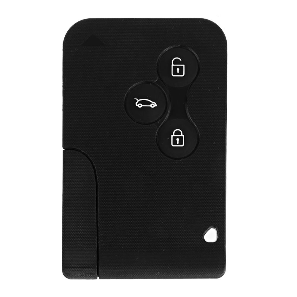 Car 3 Button Smart Key Card Cover, Plastic Remote Key for  , , 2 3 Koleos