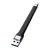 Power Bank Charging Cord USB Male/Female to Type C USB3.1 Cable Short Flexible Charging Cord for Mobile Phone