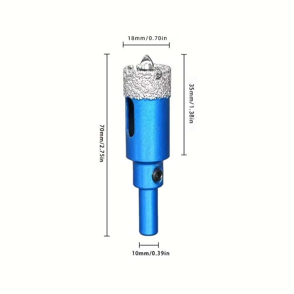 Diamond Coated Tile Drill Bit Hex Shank Drill Bit Durable Diamond Hole Saw Glass Tile