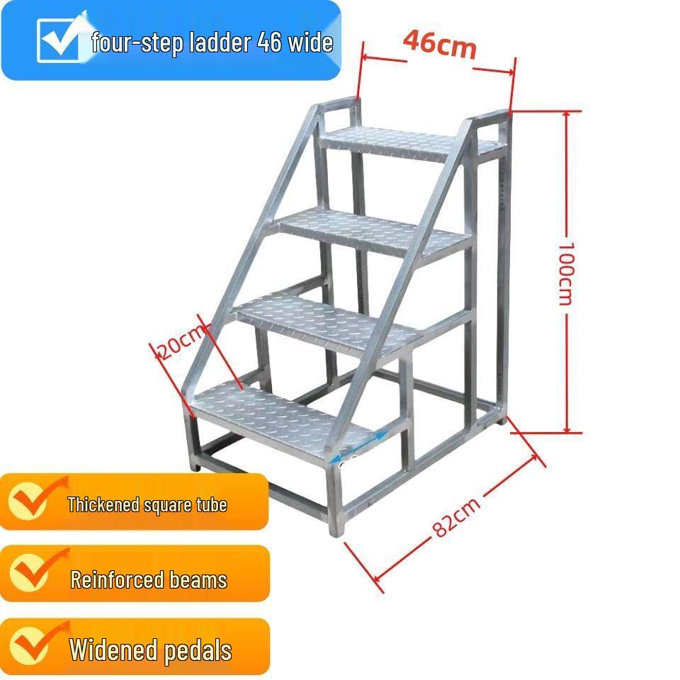 Five-Step Industrial & Household Mobile Ladder