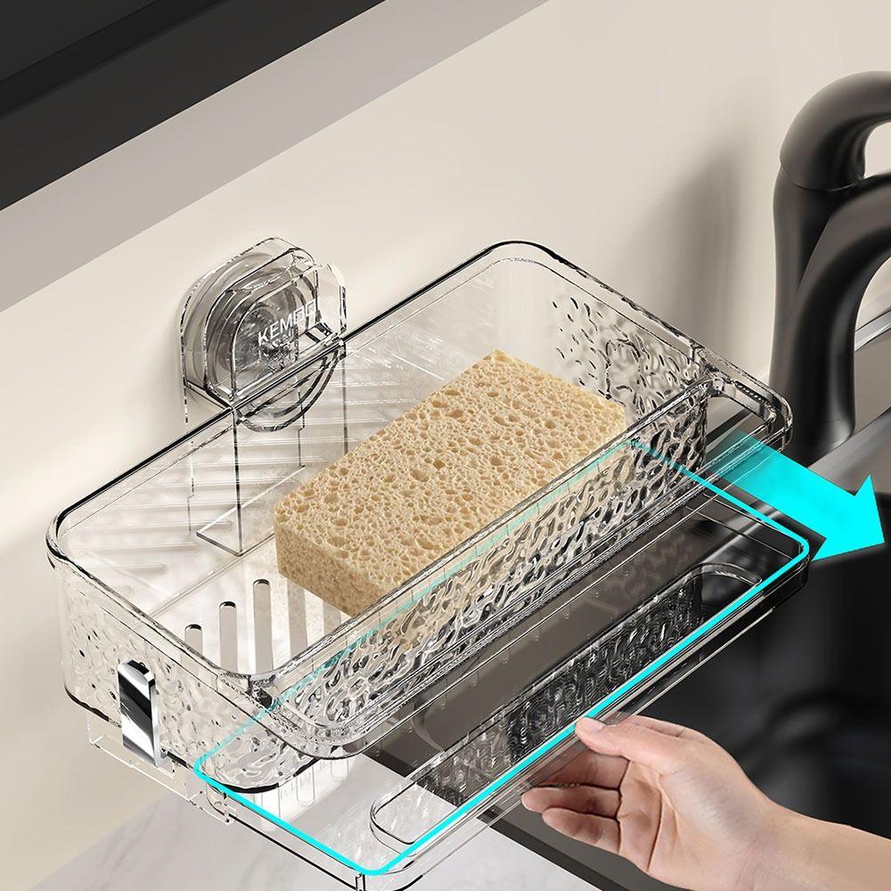 Towel Sink Drain Basket Quick Drainage Soap Sponge Holder Creative Shelf Storage Rack  For Bathroom