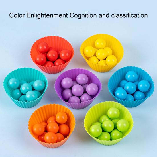 1 Sada Aritmetická Matematická Hračka Sada s Korálky Hůlky Lžíce Silikonová Miska Učení Čísel Korálky Počítání Třídění Batolata Chlapci Dívky Vzdělávací Hračka