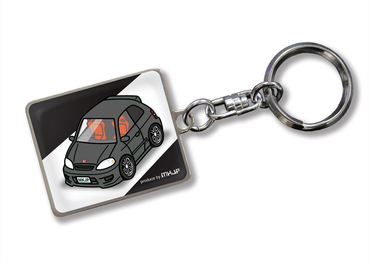 

Custom Keychain Honda Civic Type R EK9 Black Car Black [MKJP] Base Color