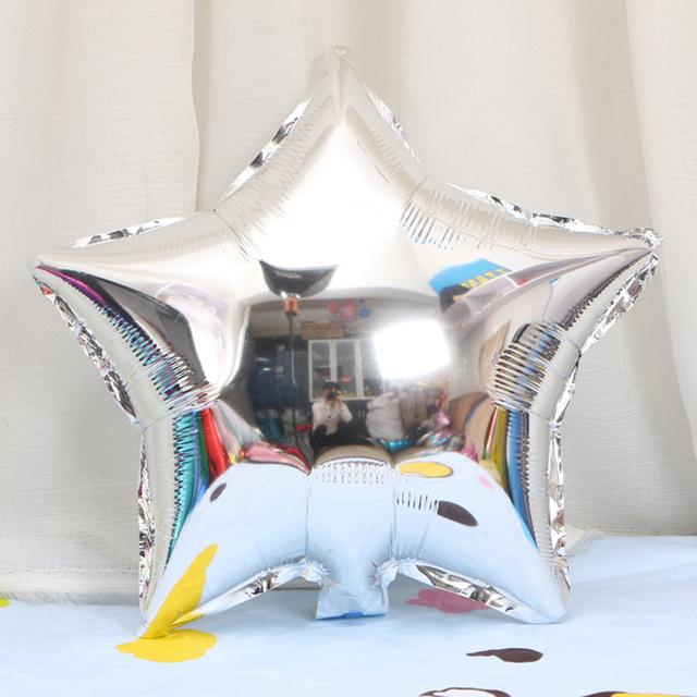 6 STK 10/18 tommer femspissede stjerne aluminiumsfolieballonger Rose gullballong Barn Voksen Bursdagsfest Bryllupsdekor