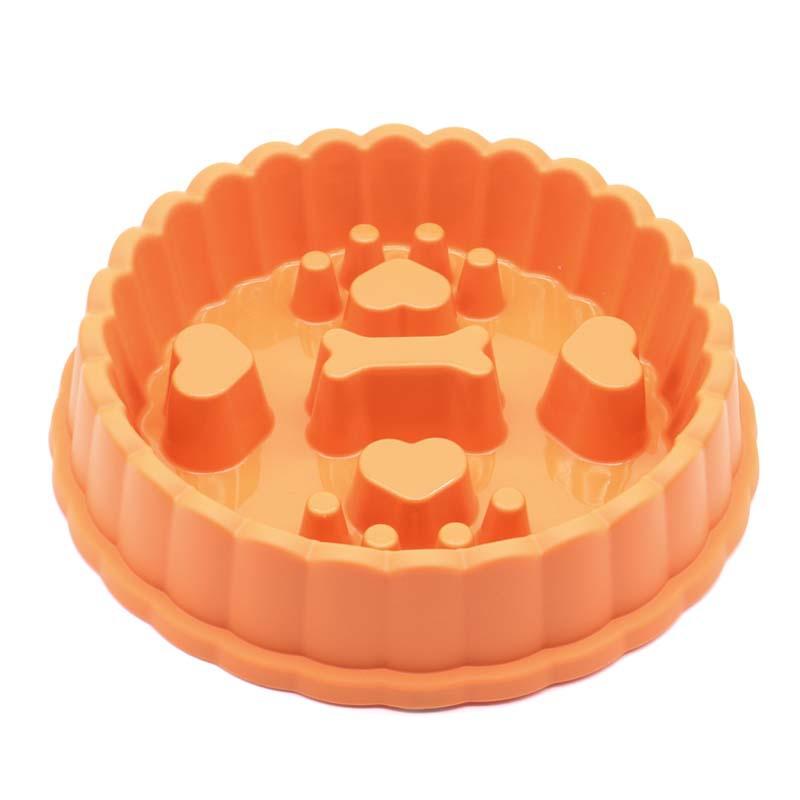 High-capacity Spill-proof Slow Feeder Bowl for Pets Anti-choking Easy To Clean Safe Plastic Dog Bowl Pet Food Storage Container