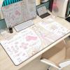 Pretty Anime Cute Angel Girls Mouse Pad Laptop Gaming Non-slip Desk Mat PC Kawaii Game Cabinet Mousepad XXL Keyboard Mats Carpet