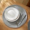 Round Pp Woven Table Placemat With Style For Home Dining Decor