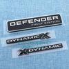 X-DYNAMIC Bar ABS Auto Znak Spona Styl XDYNAMIC Odznak pro Defender 110/90 P300 P400 Mřížka boční dveře Logo nálepka Písmeno