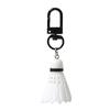 Sport Styles Simulated Small Badminton Keychain Pendant Backpack Hangings Decoration Bag Pendant Keychain Charm