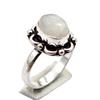 Moonstone Ethnic Handmade Ring Jewelry US Size-6.75 R 5643
