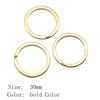 Alloy Split Key Ring Size 25-30mm Keychain Making Findings Accessories For Jewelry DIY Charm Bracelet Beads