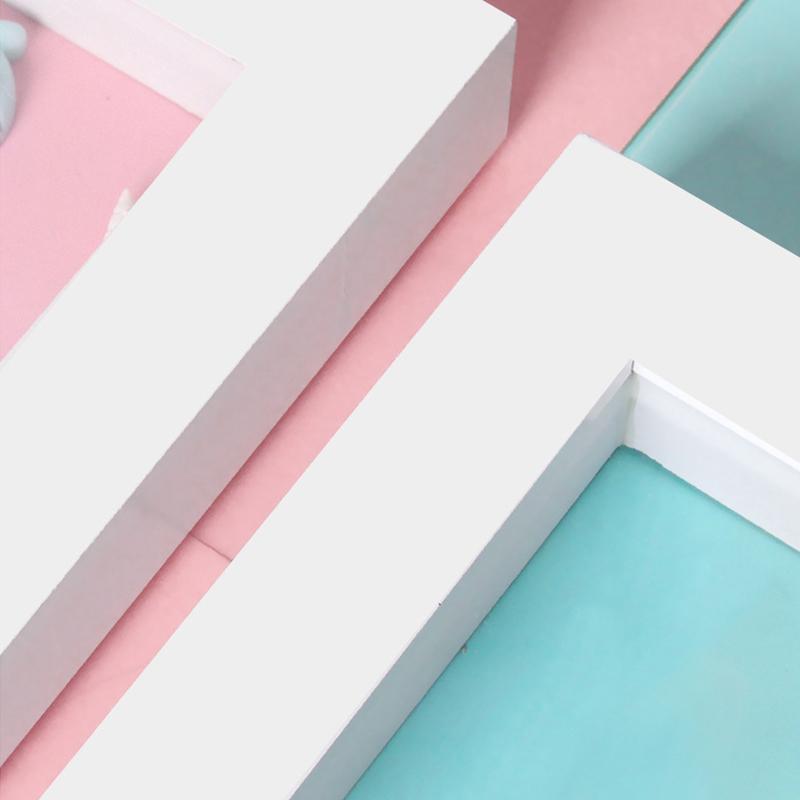 Vollmond-Baby-Fußabdrücke, Handabdruck-Stempelkissen-Set, Fotorahmen, Säuglingsfuß- und Handabdruck, Neugeborenen-Meilenstein, Souvenirs, Gießen