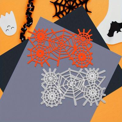 Professional Scrapbook Cutting Dies for Halloween Decorations and DIY Spider Web Party Supplies