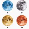 Creative Painting Wall Clock 11 Inch Moon Wall Clock Living Room Acrylic Wall Decoration Mute Clocks Unique Gift