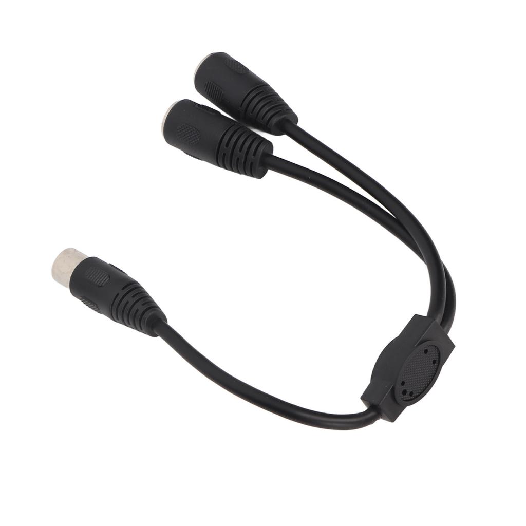 DIN 7 Pin Male To 2 DIN 7 Pin Female Y Cable 1.64ft PVC Plug and Play DIN 7 Pin Splitter Y Adapter Sound Connection