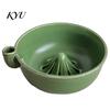 Gift for New Home And Birthday Self Spinning Berry Washing Bowl, 360 Degree Vortex Cleaning Versatile Serving Bowl Snacks Drain Spinner, Ceramic Fruit