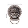 Vintage Copper Door Knocker Lion Head Design Ornate Door Pull Ring Animal Head Door Ring Wooden Door