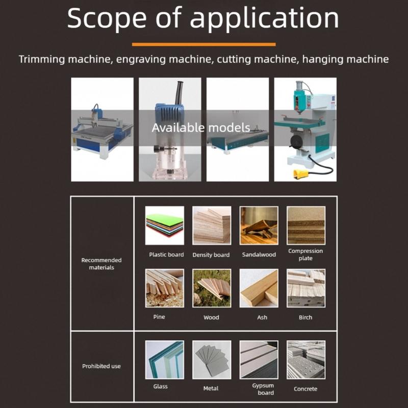 Premium Wood Engraving Router Bit 8mm Shank with Multiple Shape Cutters for Detailed Carving Slotting Tasks