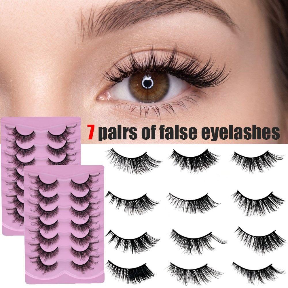 Curl Cat Eye False Eyelashes Eye Elongated Faux Mink Lashes Manga Lashes Fake Lashes  Makeup Tools
