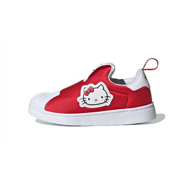 Adidas Superstar 360 Hello Kitty Vivid Red Cloud White Core Black PS GY9211 35