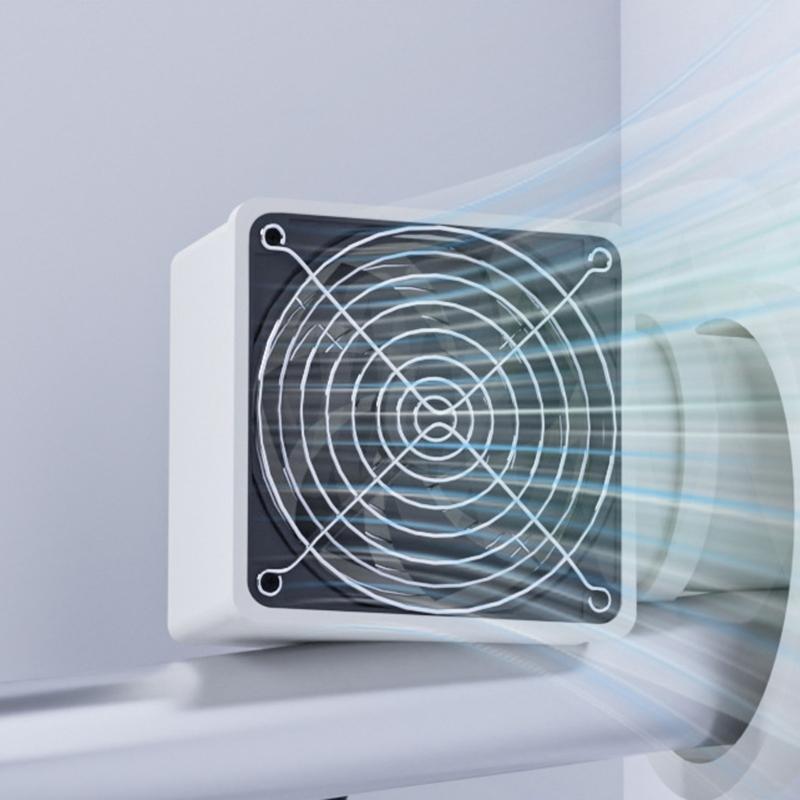 12V Bathroom Extractor Fan Quiet Duct Extractor Air Boosters Fan Ventilation Exhaust Air Blower Ventilator Fan Home
