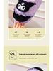 Sanrio Kuromi Women's and Children's Plush Cotton Slippers - Warm Autumn/Winter Thick-Soled Parent-Child Home Shoes