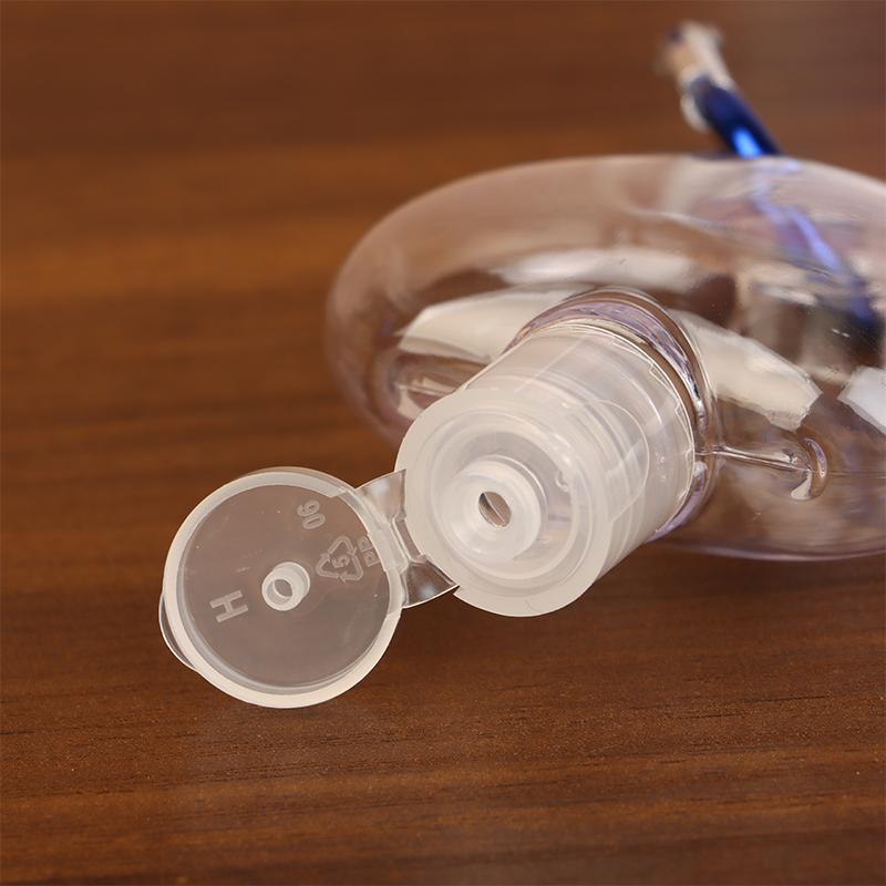 30/50ml Reise-Accessoire mit Karabinerhaken Make-up-Werkzeug Klappdeckel Lotionflasche Leer Parfüm Alkohol Sprühflaschen Behälter