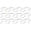 12PCS Door Handle Wind@w Crank Retainer Horseshoe Clip Set For Chevrolet