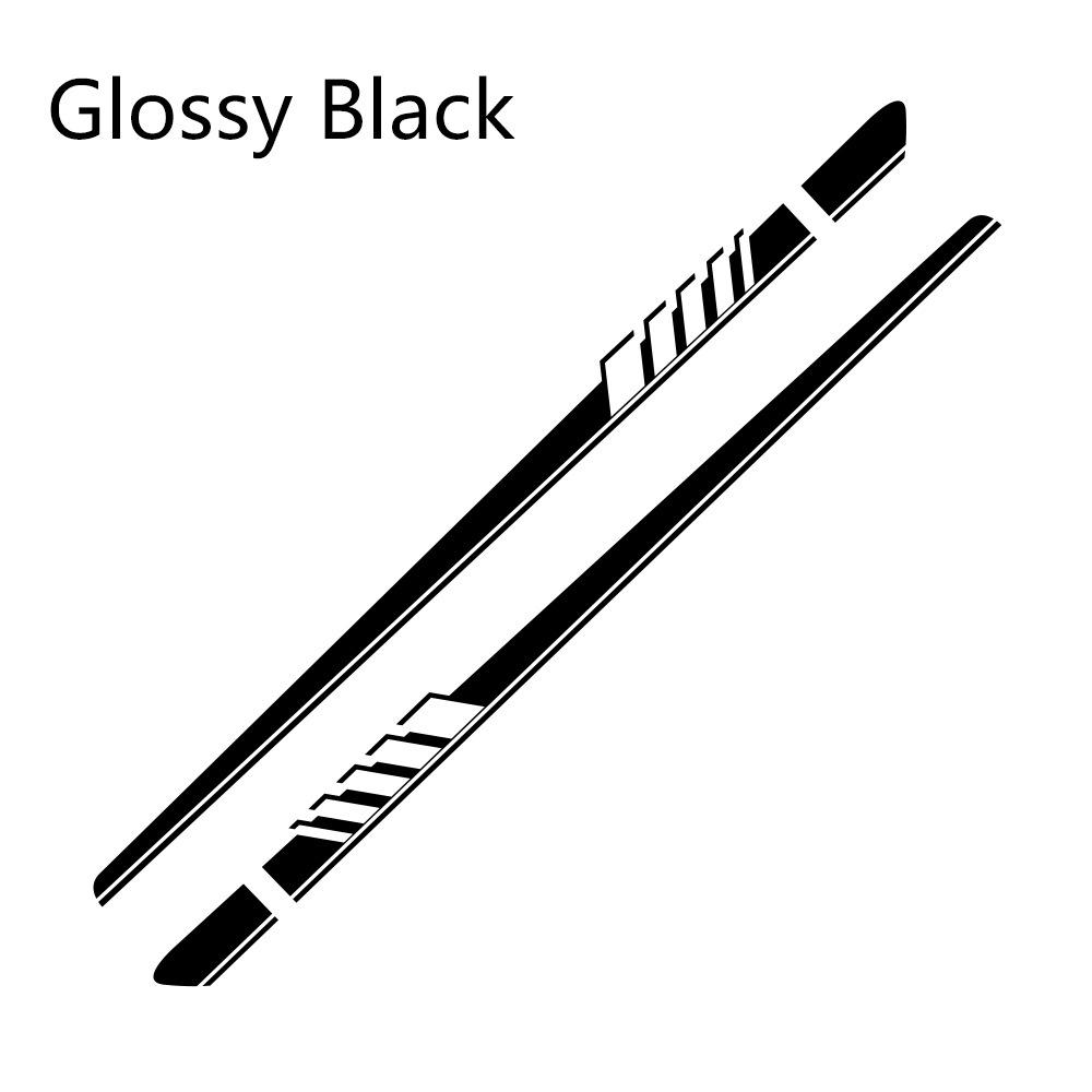 

Car Stickers, Racing Stripes, Side Body Decals, Decals One Size чёрный