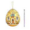 Colorful Easter Eggs Design Acrylic Ornament for Keys Bags or Car Decoration Decorative Holiday Accessory