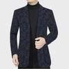 Men's Thick Wool Jacket - Autumn/Winter Casual Suit for Middle-Aged Dads