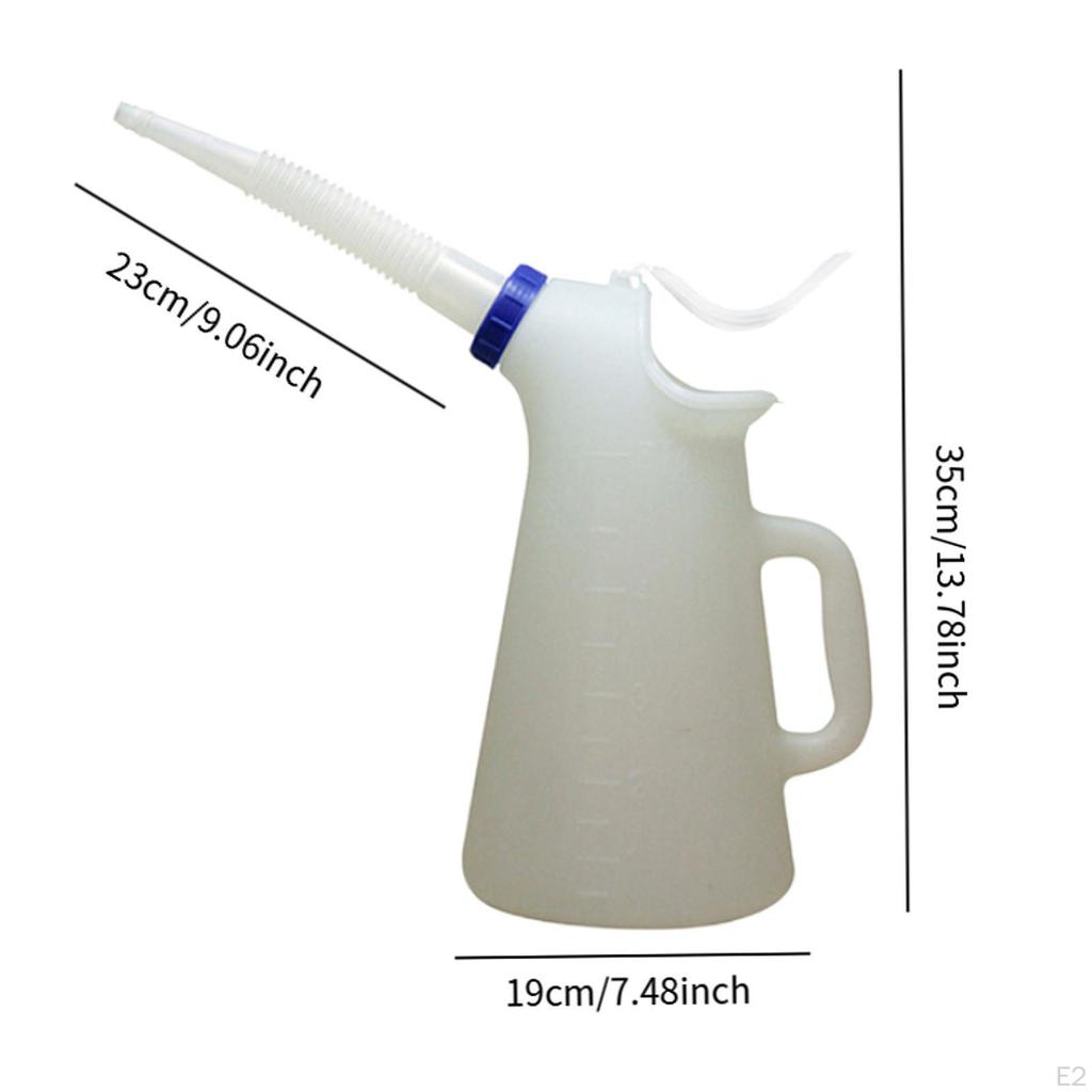 Automotive Oil Container with Lid for Efficient Dispensing