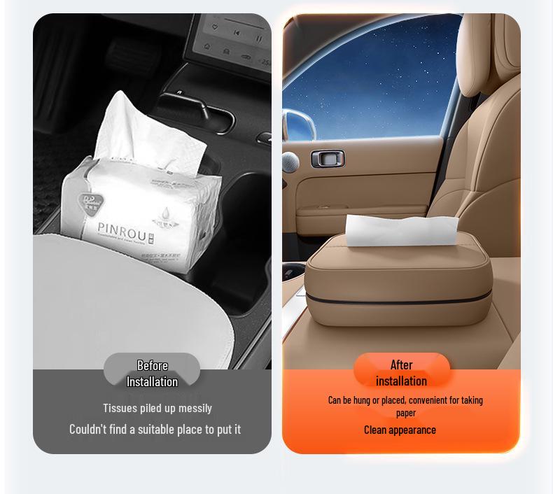 Fengyun T11 Car Tissue Box - 25 Styles for Seat Hanging & Center Console