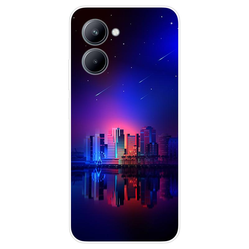 HGJTF Cover per Realme C33 (6.5), Trasparente Morbida