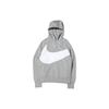 Męska bluza Sportswear Swoosh Tech Fleece Kontrastowe Kolory Duże Logo Nadruk Szary Sportowy DD8223-063