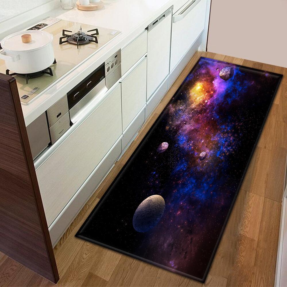 Kitchen Door Mat Bedroom Carpet Non-slip Floor Balcony Corridor Long Carpet Bedside Living Room Floor Mat