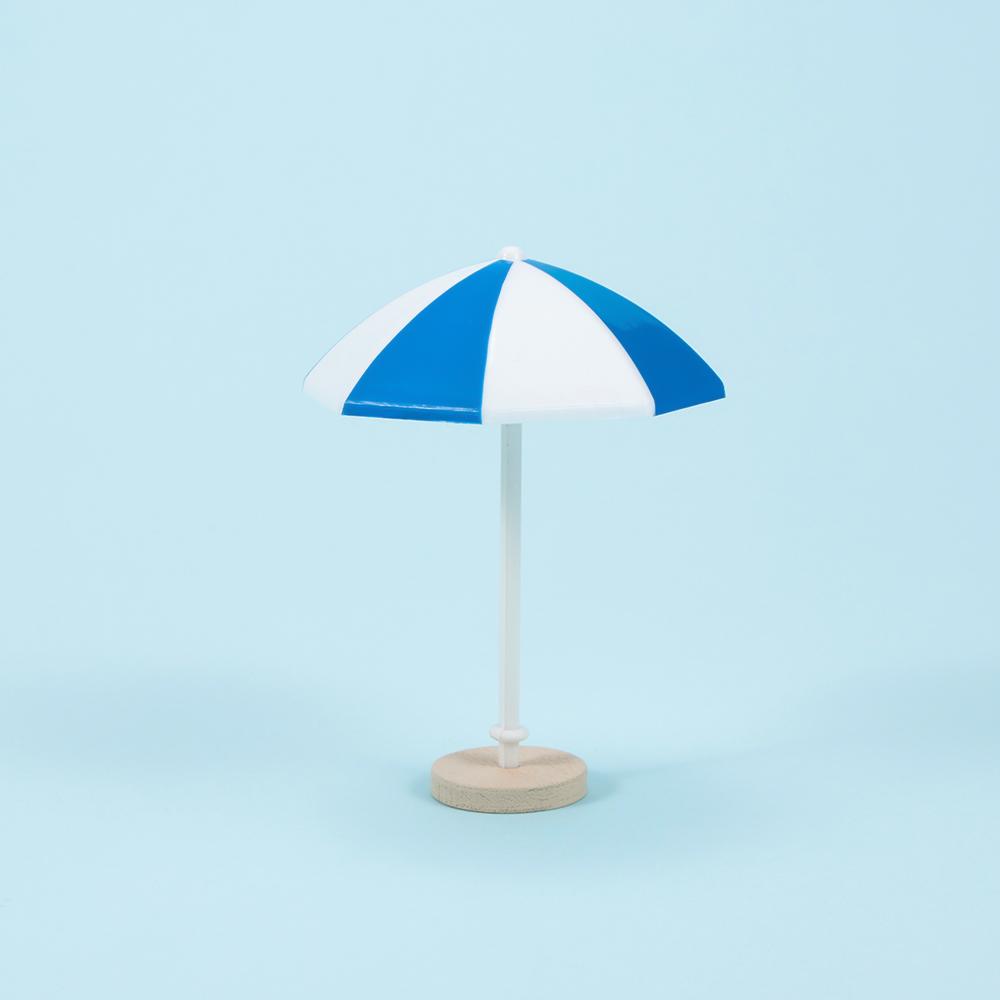 Fairy Garden Ornaments Miniature Figurines Miniature Landscape PVC Micro Landscape Seascape Decoration Beach Sun Umbrella