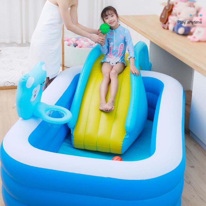 Inflatable Water Slide for Children Family Backyard Bounce Castle Waterslide Inflatable Castle Swimming Slide Kid Gift
