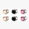 2-12 Stück Einfache Magnetische Nasenstecker-Ohrringe aus Edelstahl, 3 mm Nicht durchbohrte Körperschmuck für Männer und Frauen