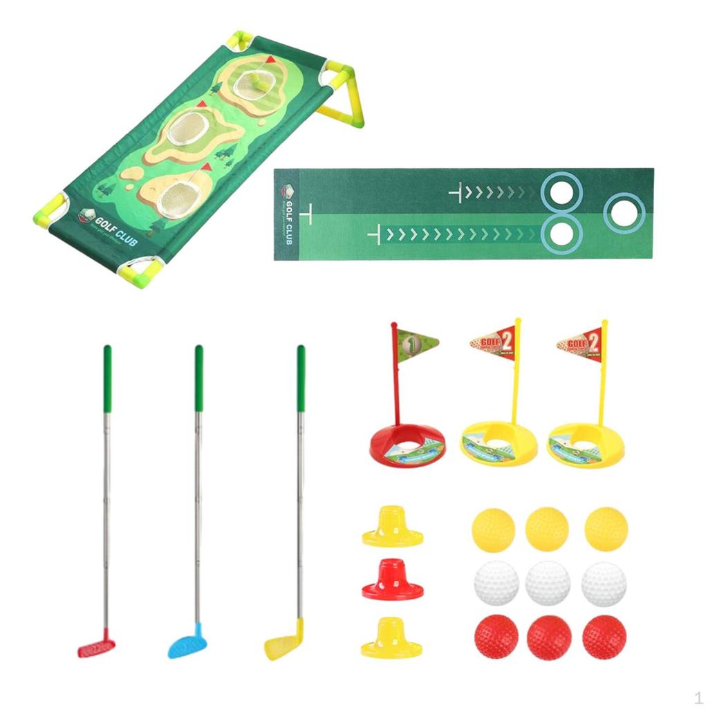 Children's Golf Clubs Toy Set, Training Balls And Sports for Kids Boys Girls,