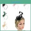 Elegante Fermaglio per Capelli a Forma di Farfalla con Fiocco Delicato Copricapo Piumato Per Servizio Fotografico Sposa e Decorazione di Stile