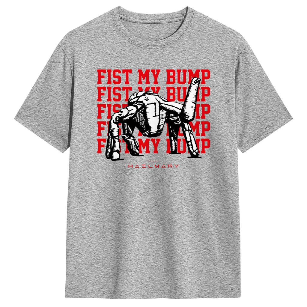 Project Hail Mary Movie Fist My Bump TShirt Unisexs Street Style T Shirts Summer O Neck Harajuku Tee Shirt Hot Sale Oversized Tops