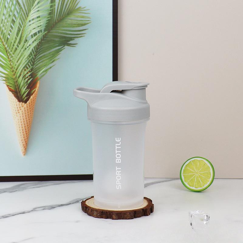 300ml Portable Protein Powder Shaker Bottle Leak Proof Water Bottle for Gym Outdoor Fitness Training Sport Mixing Cup with Scale
