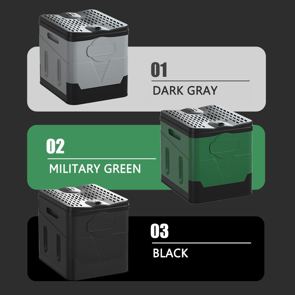 Portable Car Emergency Toilet with Cover Travel Outdoor Folding Camping Toilet for Camping Hiking Boat Road Trips Beach