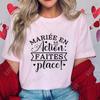 Humor French Bachelorette Party T-Shirt Girls Single Farewell Tees Team Evjf Future Bride Shirt Funny Bridal Shower Wedding Tops