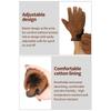 1Pair Leather Welding  Gloves Hand Protection Labor Protective Gloves  Picking Heavy Lifting