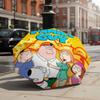 1 PC Automatic Folding Umbrella-Family Guy Pattern, Portable & Foldable Design with 8 Ribs, Christmas Birthday Gifts