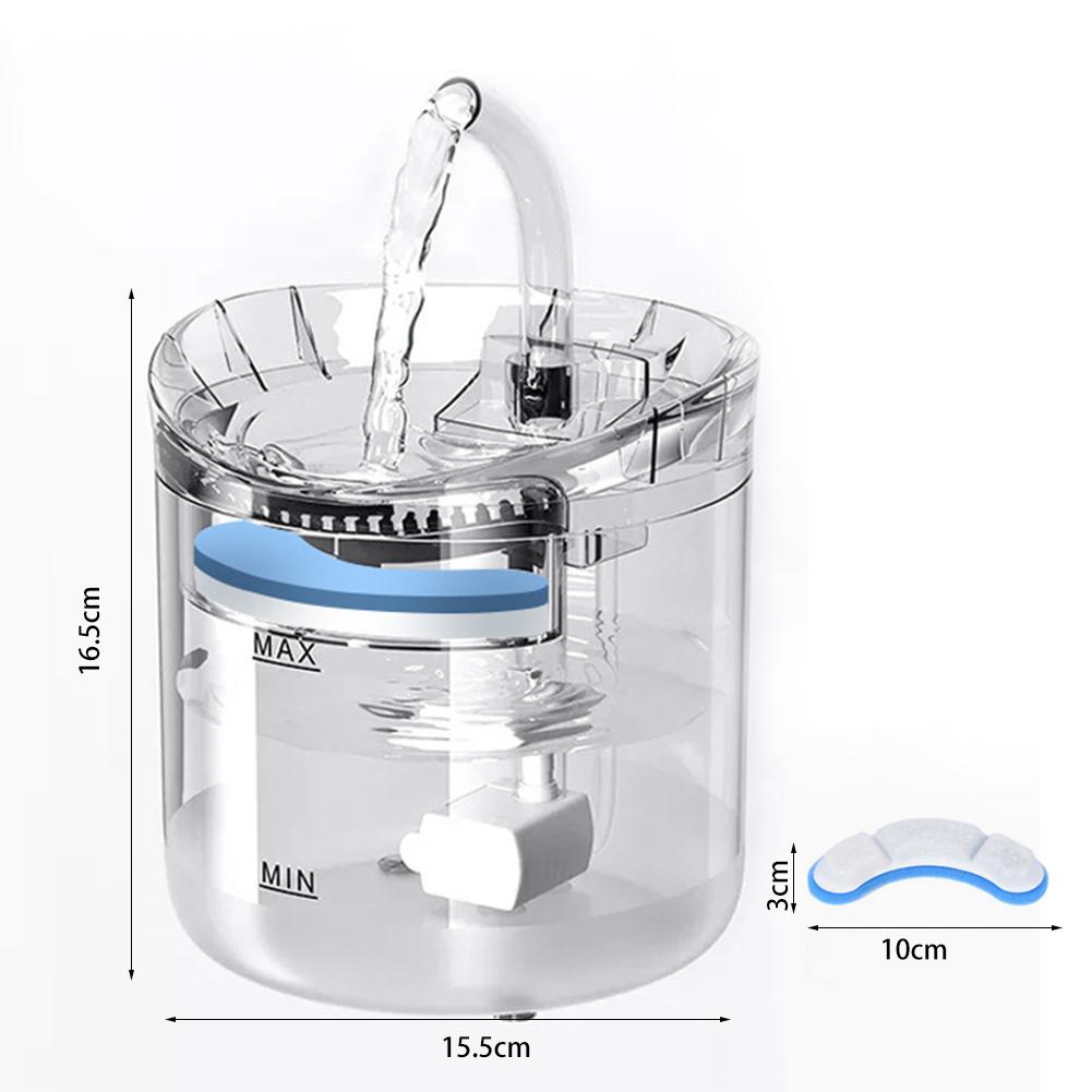 Intelligente Katzenwasserfontäne Leise Elektrischer Katzenwassertränker Neigungswinkel Elektrischer Wasserspender Infrarotsensor Haustierbedarf
