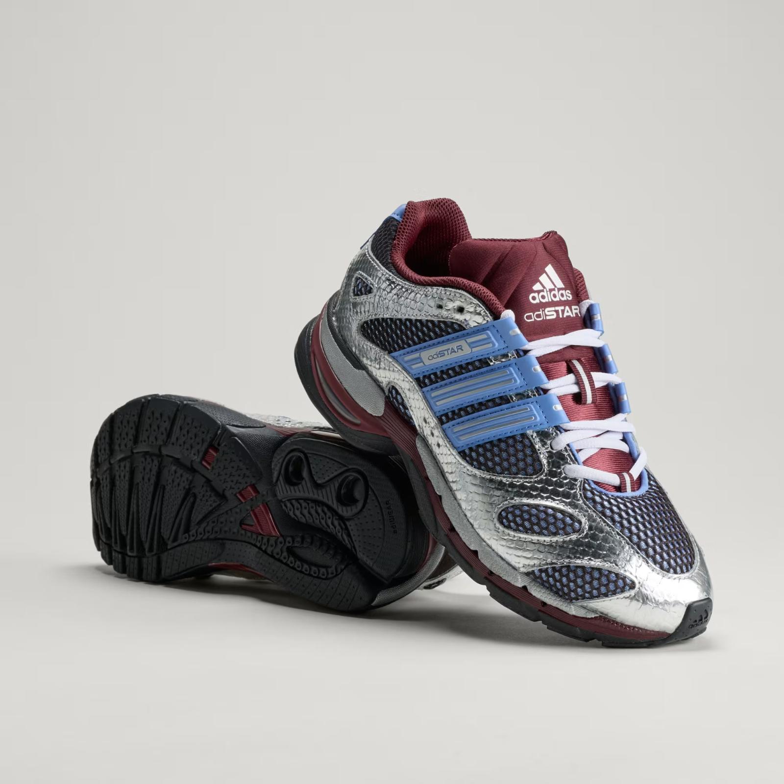 KJ4896 adidas Adistar MLD Aurora Coffee/Silver Metallic/Blue Fusion (Women s) 5